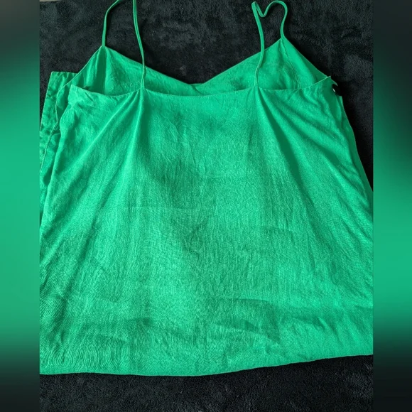 Mara Hoffman Heidi Organic Linen Midi Dress Green Sustainable Eco Designer Med - Picture 12 of 14